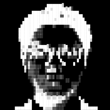 ASCII Art Portrait